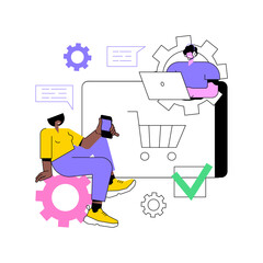 Acknowledgment received abstract concept vector illustration. Acknowledgment receipt letter, payment received, confirmation message, order status, correct delivery notification abstract metaphor.