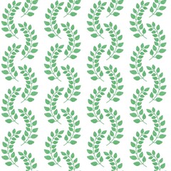 Floral seamless leaves branches pattern for fabrics and packaging and gifts and linens and kids and wrapping paper