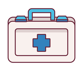 Fototapeta premium medical kit with cross