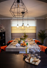 ingredients for making dinner in the kitchen.