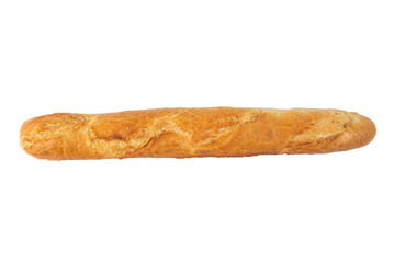 Baguette isolated on white background