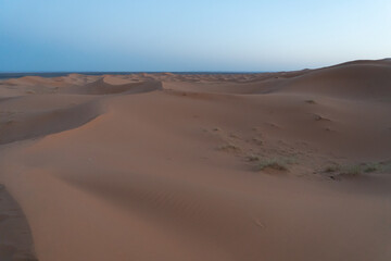 Fototapeta na wymiar Maroccan sahara dunes