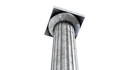 3d rendered illustration of three column