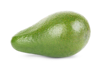 Fresh avocado isolated on white background. Avocado clipping path. Fresh organic avocado. Full depth of field