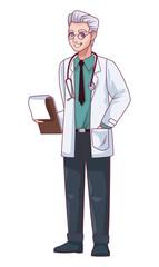 doctor with checklist