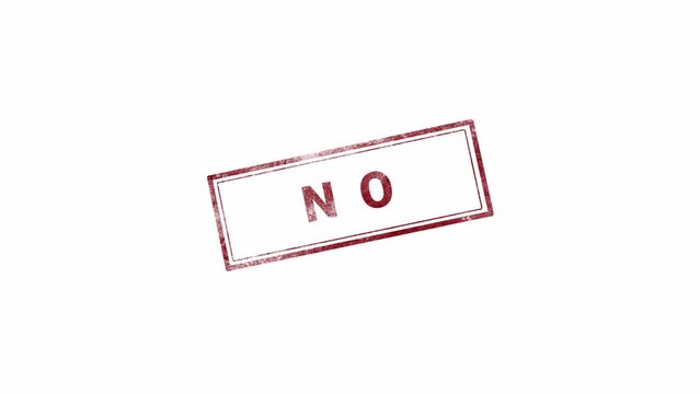 NO STAMP WITH TRANSPARENT BACKGROUND
