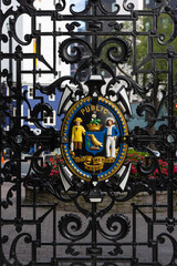 Door of the Halifax Public Gardens , Nova-Scotia, Canada
