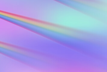 Morion light effect. Rainbow background.