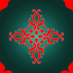  Sample ethnic, folk, geometric, mosaic ornament, pattern for fabrics, interiors, ceramics and furniture in the Arabian style.