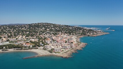 Naklejka na ściany i meble Port de Sète sur la Méditerranée dans le sud de la France