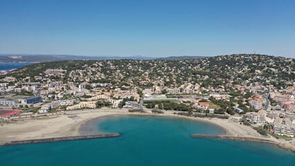 Fototapeta premium Port de Sète sur la Méditerranée dans le sud de la France