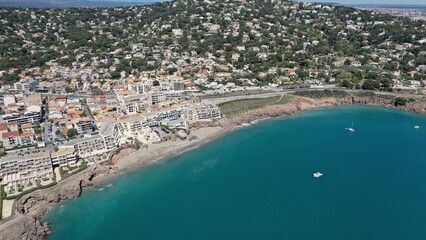 Fototapeta premium Port de Sète sur la Méditerranée dans le sud de la France