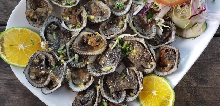 Steaming hot shellfish is the best