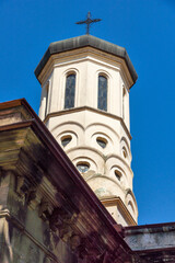 Fototapeta na wymiar Holy Trinity Orthodox Church in city of Ruse, Bulgaria