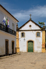 Fototapeta na wymiar church in the city of Paraty, State of Rio de Janeiro, Brazil