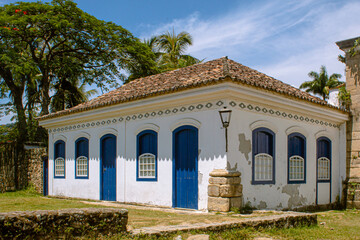 streets of the city of Paraty, State of Rio de Janeiro, Brazil