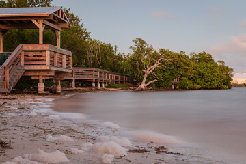 Anne’s Beach in Islamorada, Florida in the Florida Keys, USA.