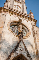 Fototapeta na wymiar a torre da igreja em detalhe no santuário do Caraça