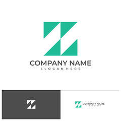 Initial T Z logo design vector template, Creative T Z logo design concepts