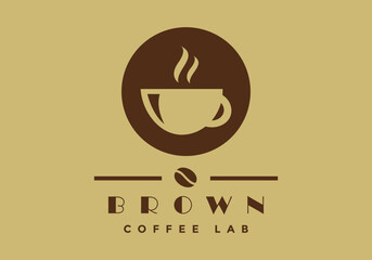 Cup logo, suitable for coffee lab, cafe, and others.