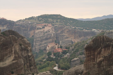 Obraz premium View from the Monastery of the Holy Trinity several other monasteries