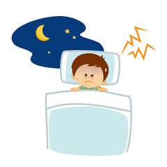 不眠症、寝付けない子供