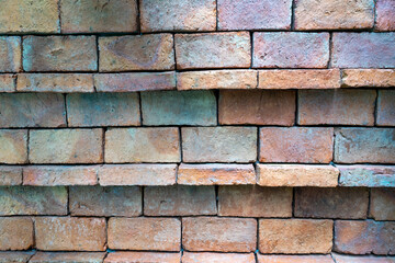 Brick wall for background or backdrop wallpaper for photography