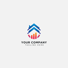 home logo design modern real estate industry logo