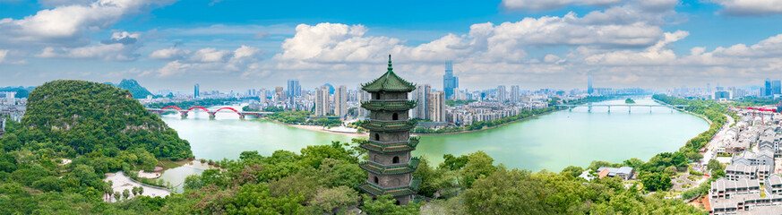 Fototapeta premium Panlong Mountain Park, Liuzhou City, Guangxi province, China
