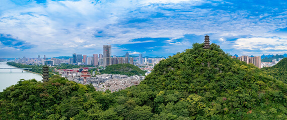 Obraz premium Panlong Mountain Park, Liuzhou City, Guangxi province, China