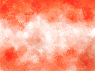 Red-orange abstract painting