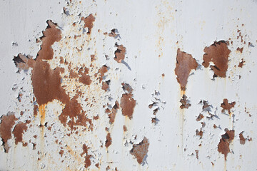 .Iron, rusty texture.