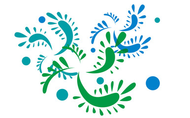 動きのあるグリーン波