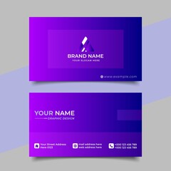 Creative Modern Professional Business card Vector Design