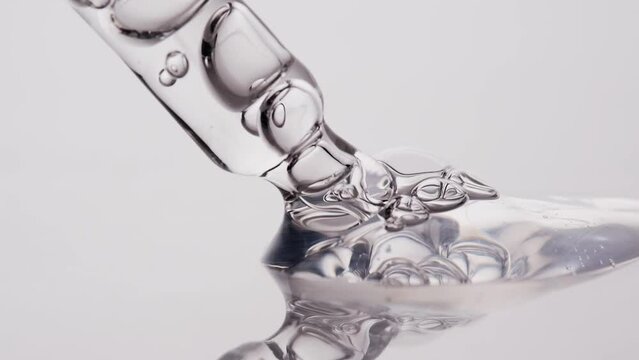 Pipette with serum, gel, oil or other cosmetic product.