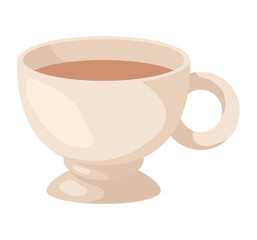 breakfast coffee in cup