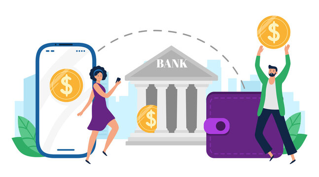 Money transfer and financial transaction in banking