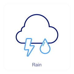 Obraz premium Rain