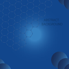 Abstract blue technology concept vector background