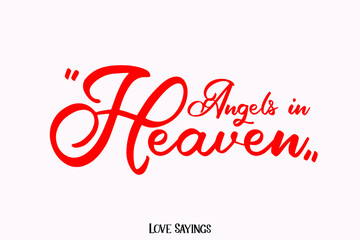 in Beautiful Cursive Red Color Typography Text on Light Pink Background