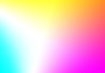 yellow light blue pink gradient colour