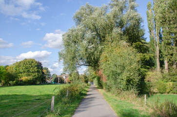 Fototapeta na wymiar Aachen Eilendorf Oktober 2021 : Landschaft