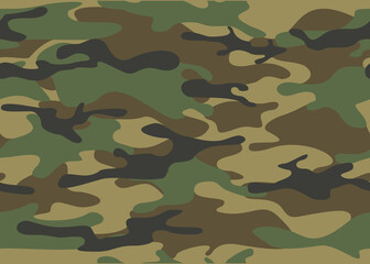 Fototapeta premium Camouflage classic of spots. Military texture. Endless ornament from spots. Print on fabric and clothes. Vector illustration