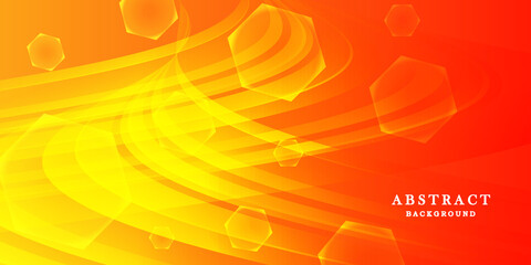 Abstract orange geometry background