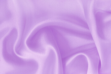 Purple pastel fabric cloth texture for background and design art work, beautiful crumpled pattern of silk or linen.
