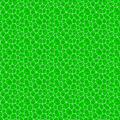 Cells seamless pattern. Fresh green leaves structure vector illustration. cellular repeated texture for scientific, eco designs. microbiology template background. Organic endless wallpaper.