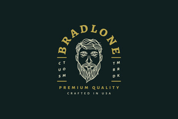 Fototapeta premium premium clothing logo badge vintage retro labels