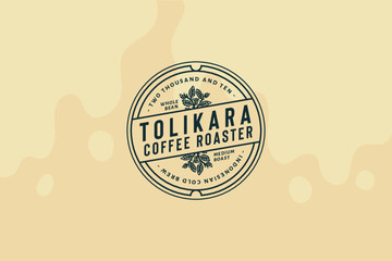 coffee badge vintage retro labels logo