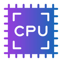 cpu gradient icon