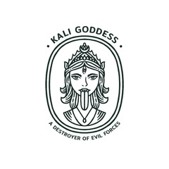 Kali Queen Logo Surfboard Badge Logo